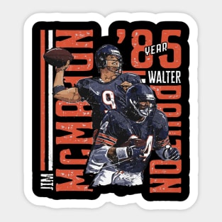 Jim McMahon & Walter Payton Chicago Duo Sticker